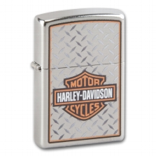 ZIPPO Street chrom Harley Davidson Checker Plate 60005908 
