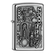 ZIPPO Street chrom Motor Parts 3D Emblem 2006539 